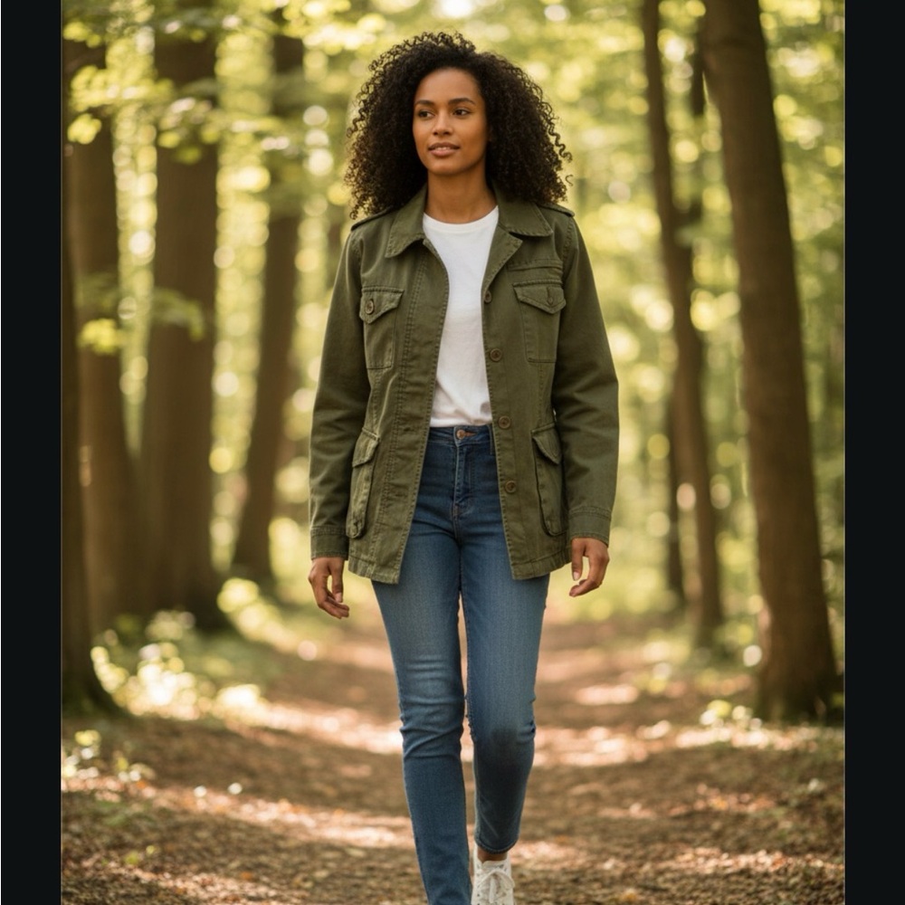 Sanctuary, military cotton jacket, size small